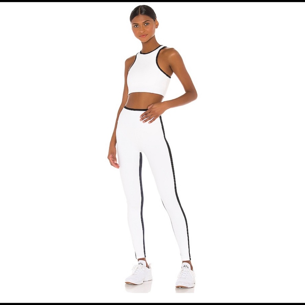 Splits59 - High Waist 7/8 Legging in Off White